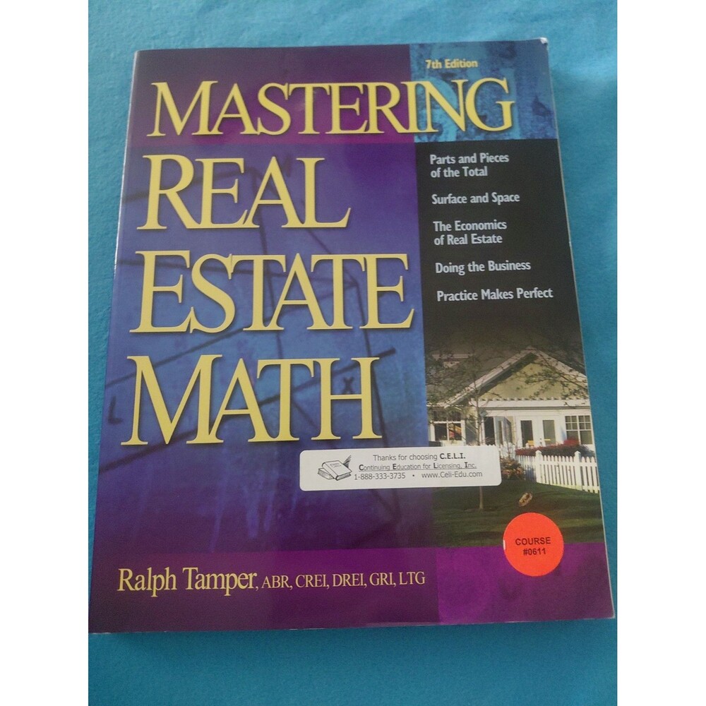 Mastering Real Estate Mathematics - Paperback By Tamper, Ralph - VERY GOOD